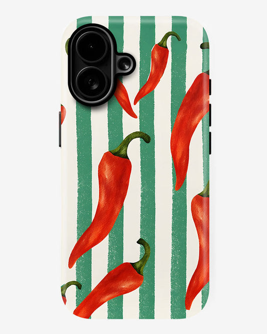 Chili Crush Glossy Armour Shell Phone Cover