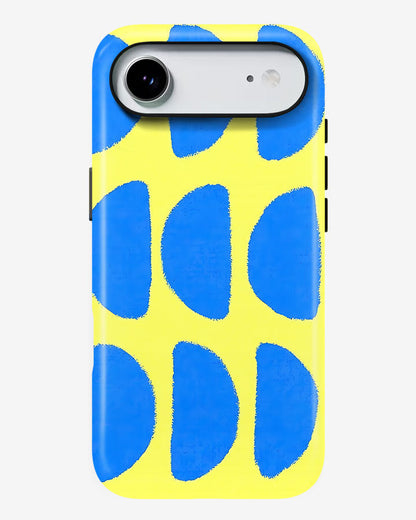 Blue Lemon Pop Glossy Armour Shell Phone Cover