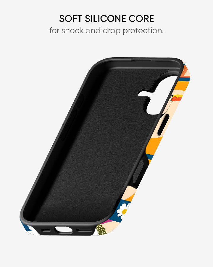 Tropical Pop Glossy Armour Shell Phone Cover