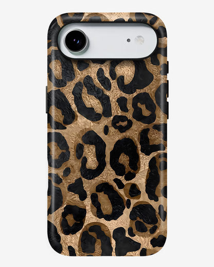 Leopard Luxe Glossy Armour Shell Phone Cover