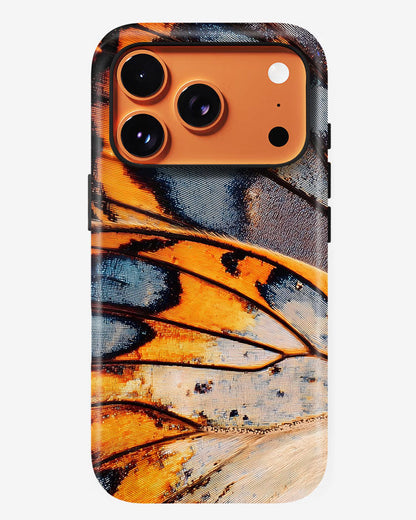 Amber Monarch Wings Glossy Armour Shell Phone Cover