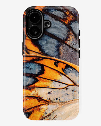 Amber Monarch Wings Glossy Armour Shell Phone Cover
