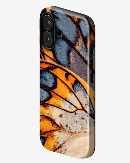 Amber Monarch Wings Glossy Armour Shell Phone Cover