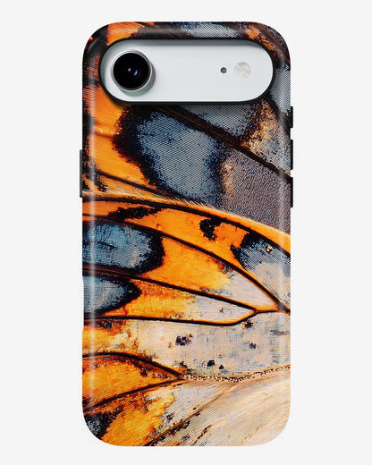 Amber Monarch Wings Glossy Armour Shell Phone Cover
