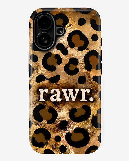 Golden Rawr Glossy Armour Shell Phone Cover