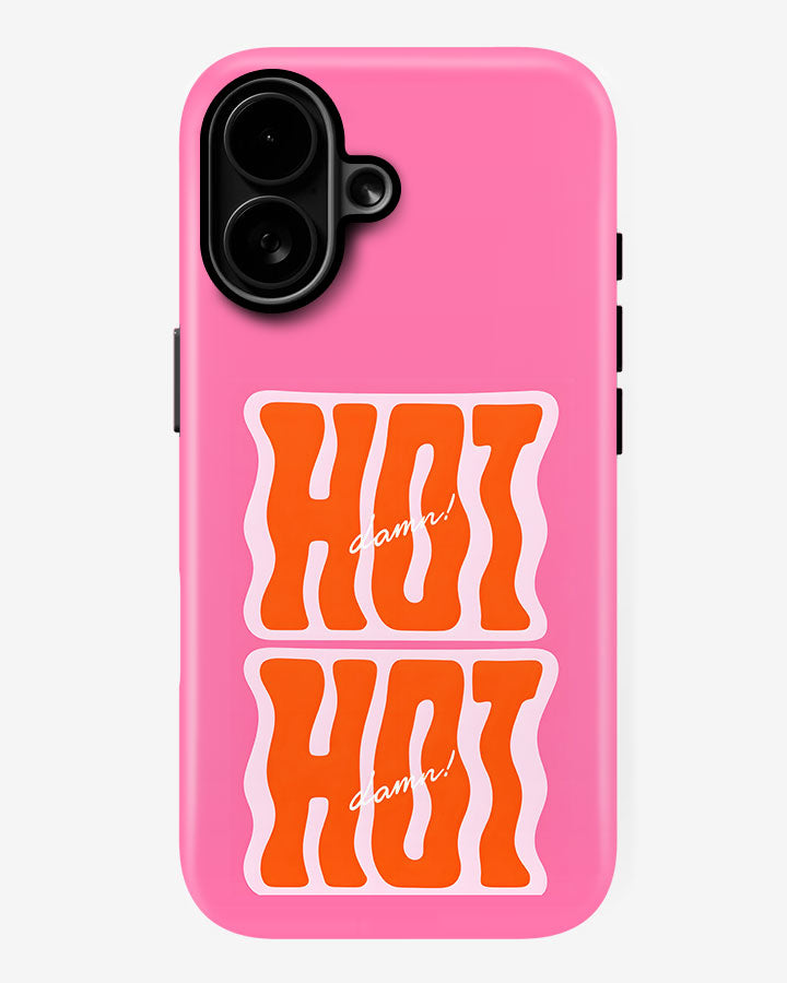 Hot Damn Glossy Armour Shell Phone Cover