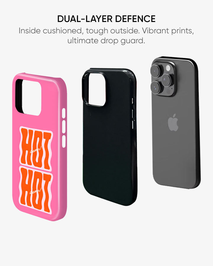 Hot Damn Glossy Armour Shell Phone Cover