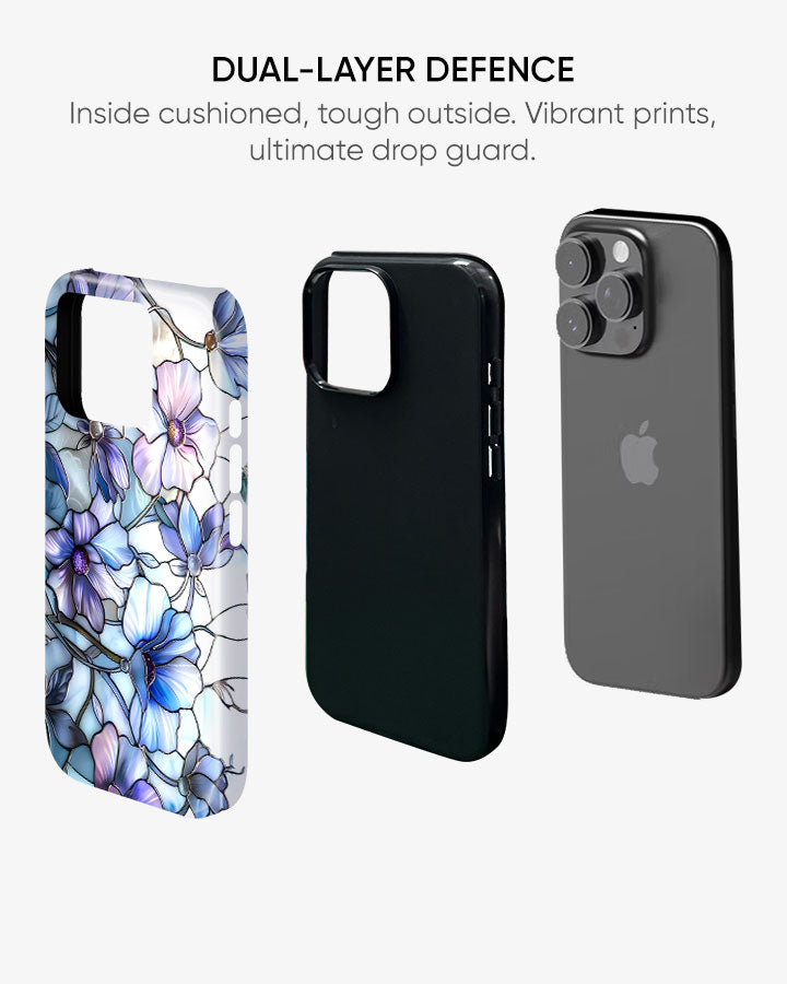 Iris Glow Glossy Armour Shell Phone Cover