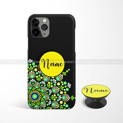 Leaf Dot Mandala Phone Cover