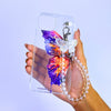 HueWing Transparent Pearlfly Fall Chain Phone Cover