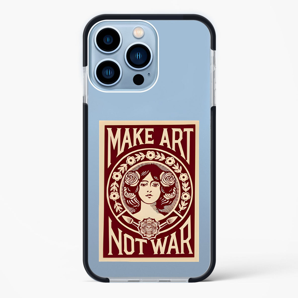 Make Art Not War Stride 2.0 Impact Phone Cover