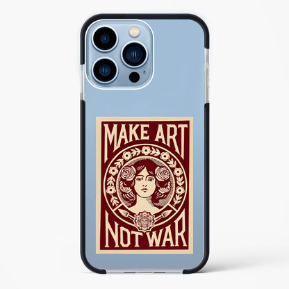 Make Art Not War Stride 2.0 Impact Phone Cover