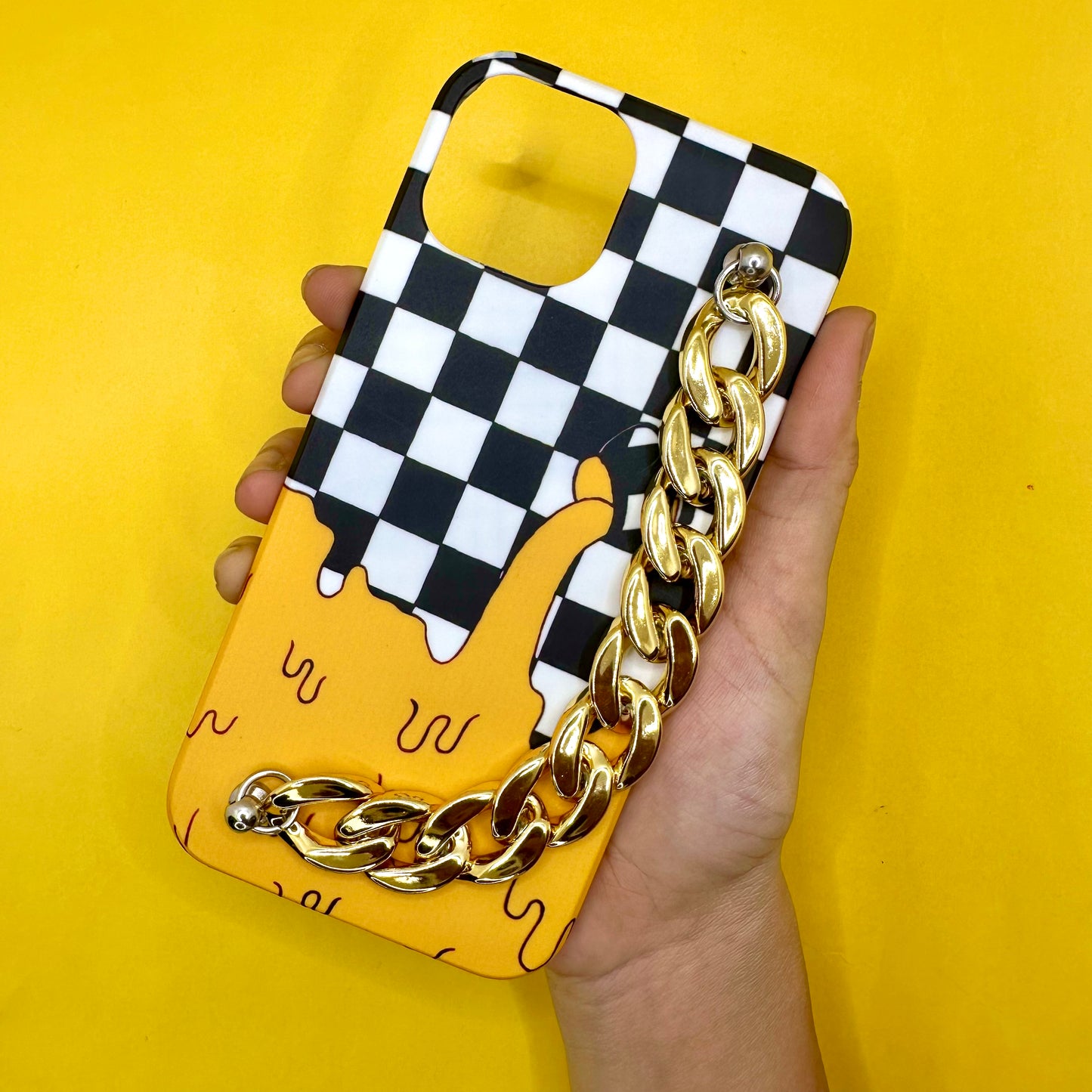 DripCheck Golden Chain Phone Cover