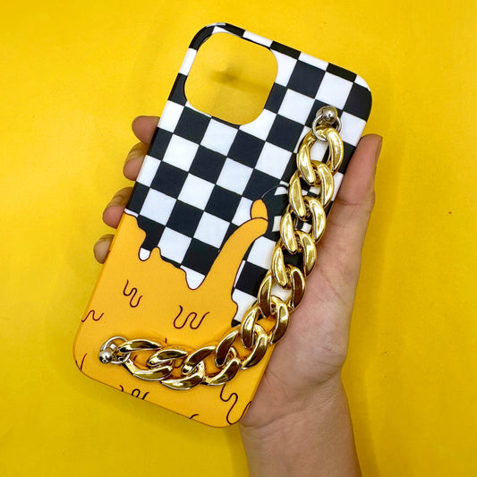 DripCheck Golden Chain Phone Cover