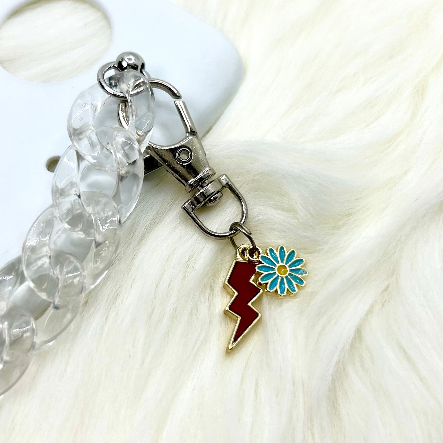 Storm Blossom Phone Charm