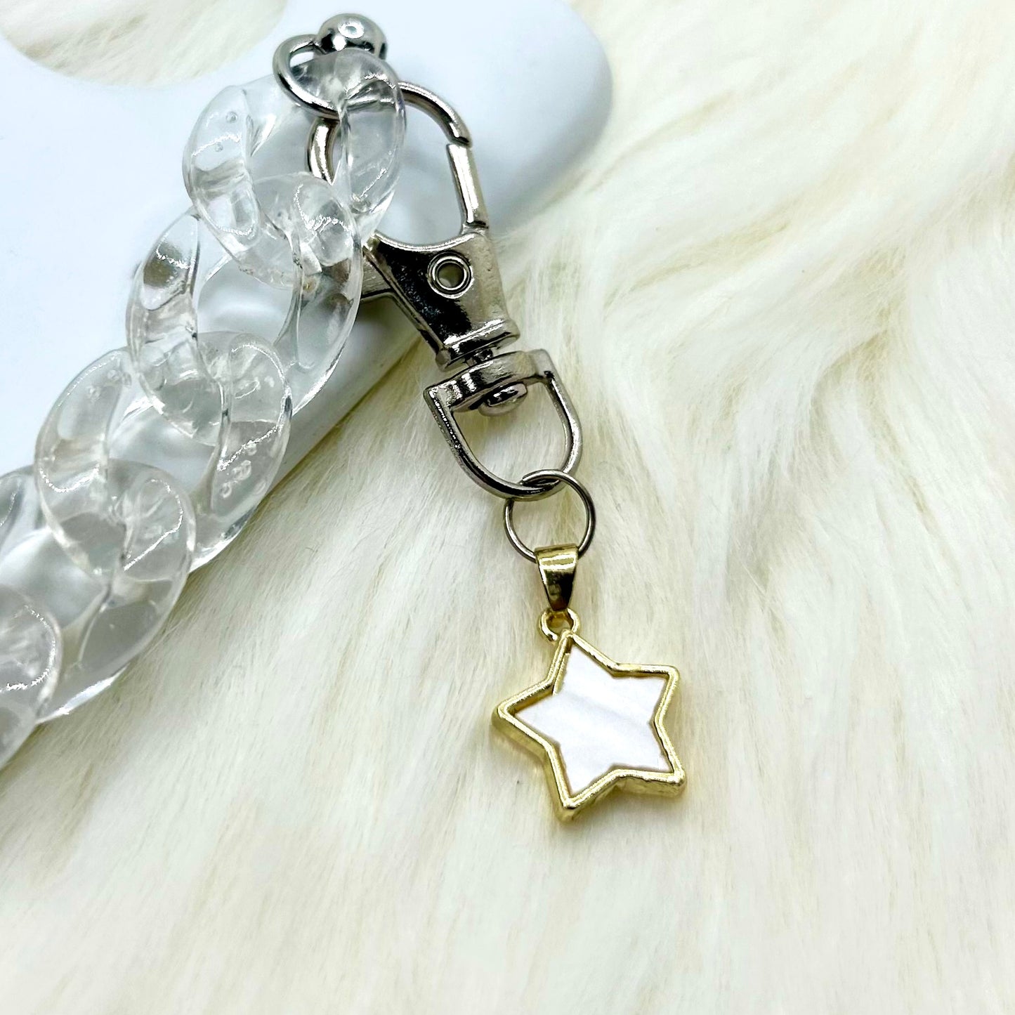 Moonlit Star Phone Charm