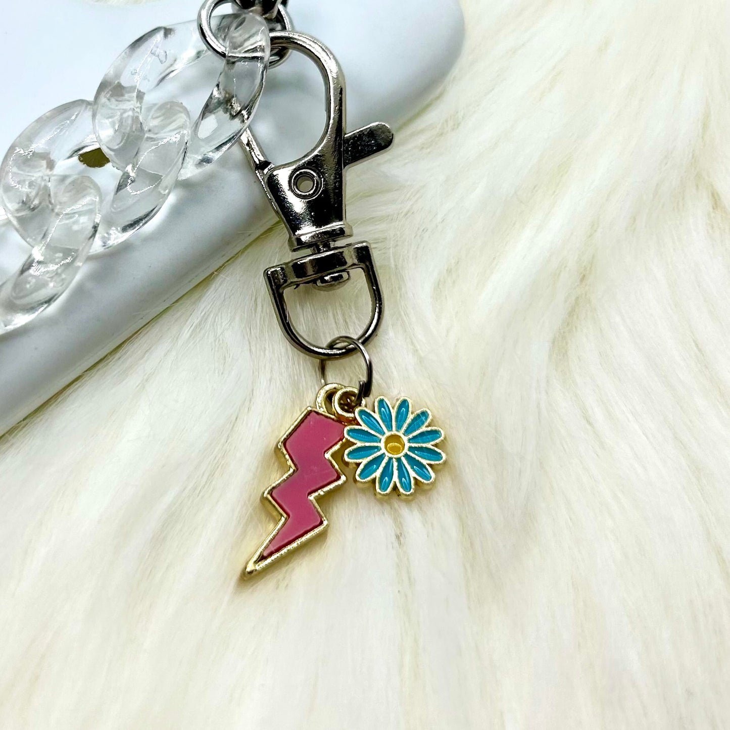 Azure Flash Phone Charm