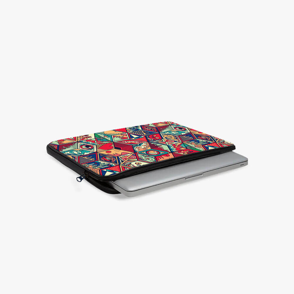 Psychedelia Print Laptop Sleeve