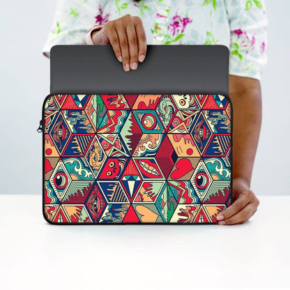 Psychedelia Print Laptop Sleeve