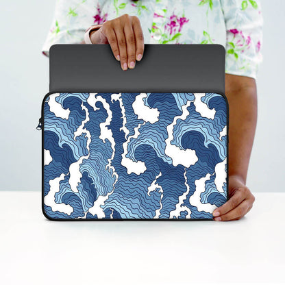 Wave Whispers Print Laptop Sleeve