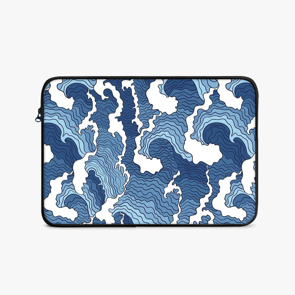 Wave Whispers Print Laptop Sleeve