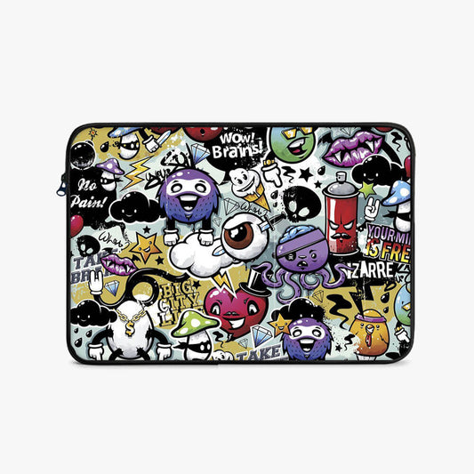 Doodle Doo Print Laptop Sleeve