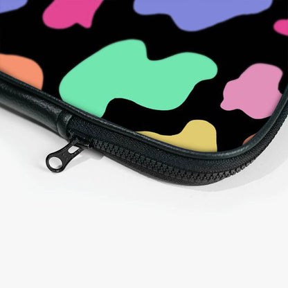 Neon Moo Print Laptop Sleeve