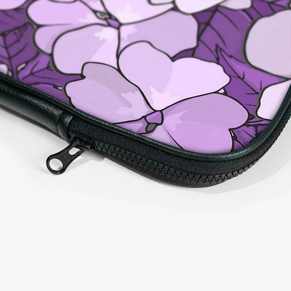 Lilac Blossom Print Laptop Sleeve