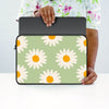 Daisy Glow Print Laptop Sleeve