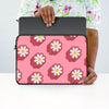 Floral Delight Print Laptop Sleeve