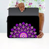 Pinkple Mandala Print Laptop Sleeve