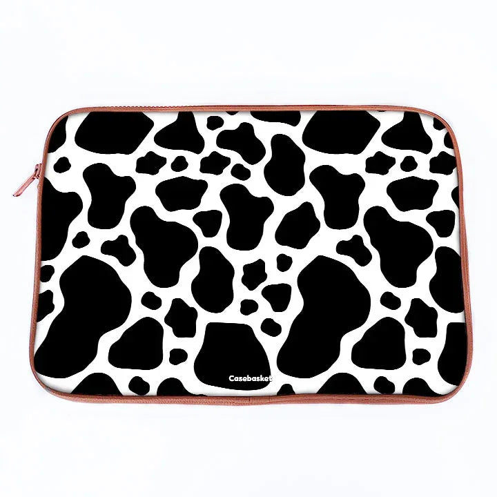 Calm Cow Print Laptop Sleeve