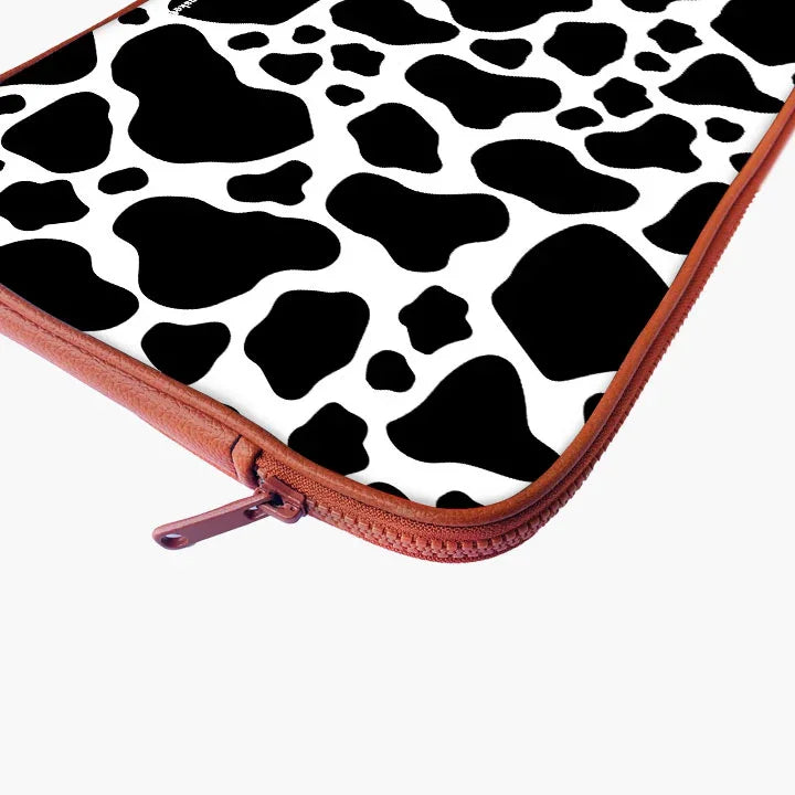 Calm Cow Print Laptop Sleeve