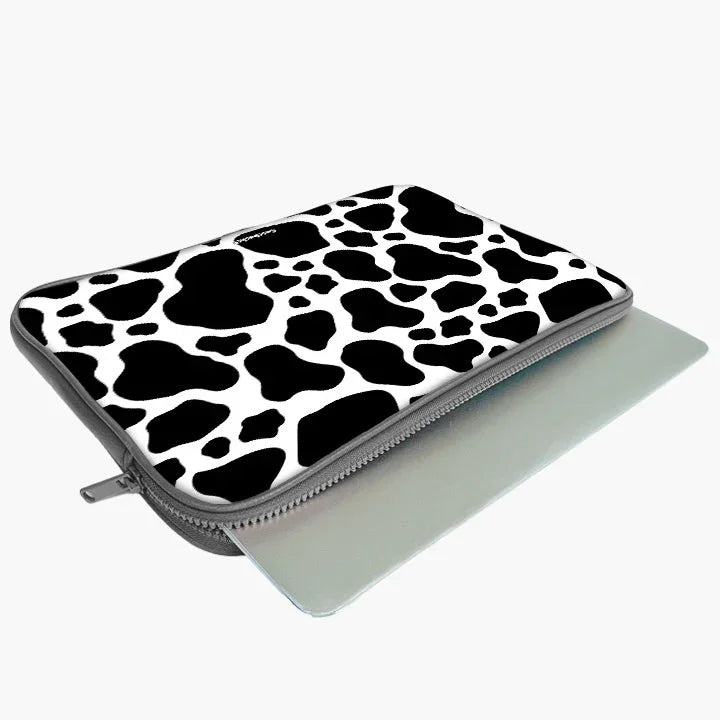 Calm Cow Print Laptop Sleeve