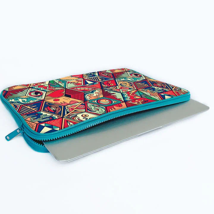 Psychedelia Print Laptop Sleeve
