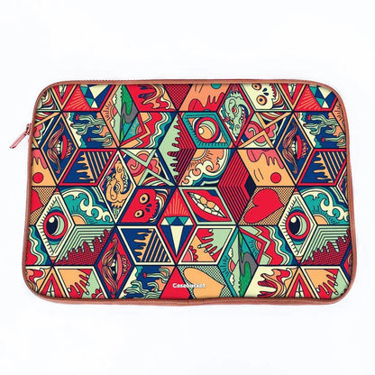 Psychedelia Print Laptop Sleeve