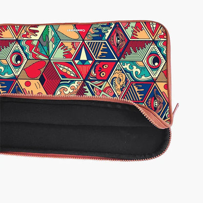 Psychedelia Print Laptop Sleeve