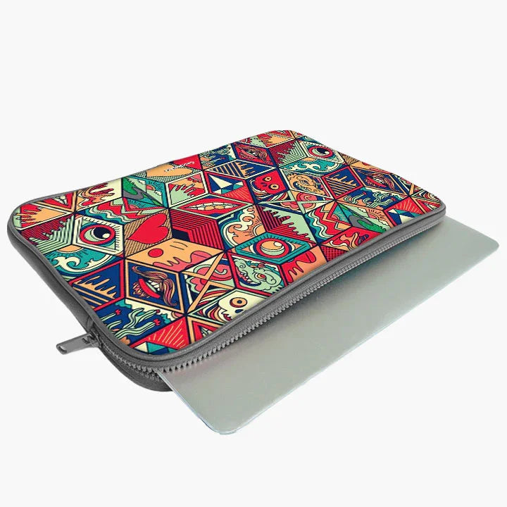 Psychedelia Print Laptop Sleeve