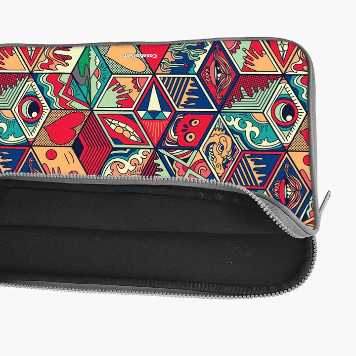 Psychedelia Print Laptop Sleeve