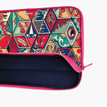 Psychedelia Print Laptop Sleeve