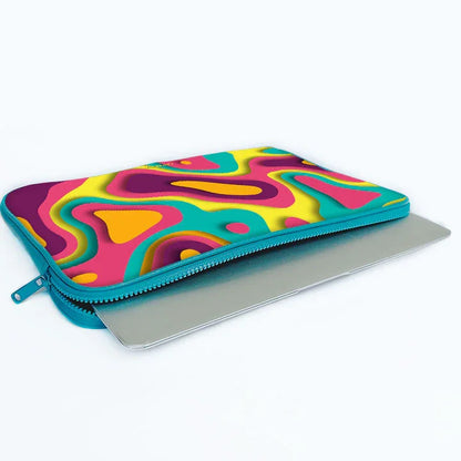 Jazzy Pop Print Laptop Sleeve