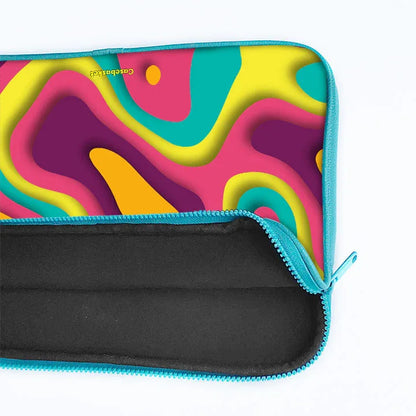 Jazzy Pop Print Laptop Sleeve