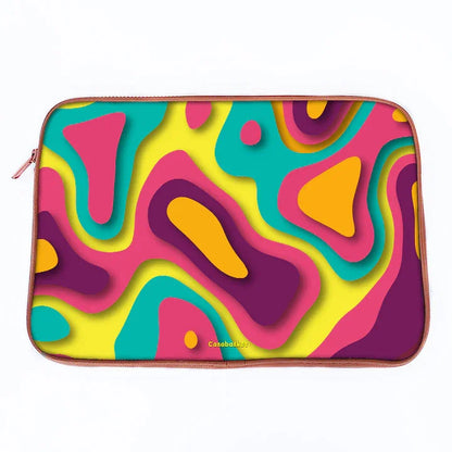Jazzy Pop Print Laptop Sleeve