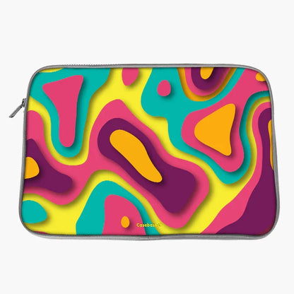 Jazzy Pop Print Laptop Sleeve