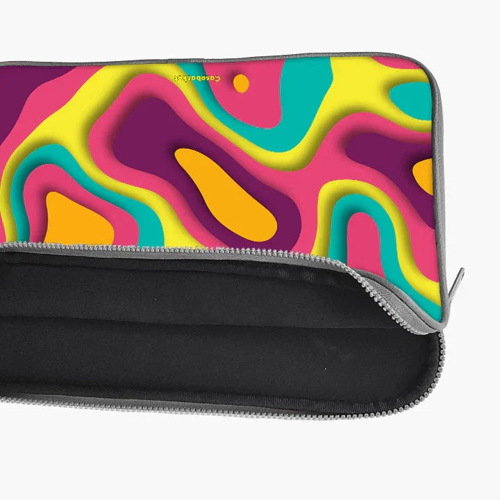 Jazzy Pop Print Laptop Sleeve
