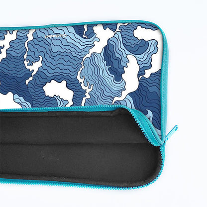 Wave Whispers Print Laptop Sleeve