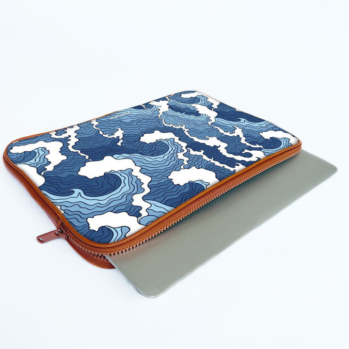 Wave Whispers Print Laptop Sleeve