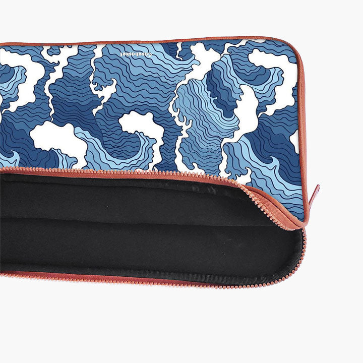 Wave Whispers Print Laptop Sleeve