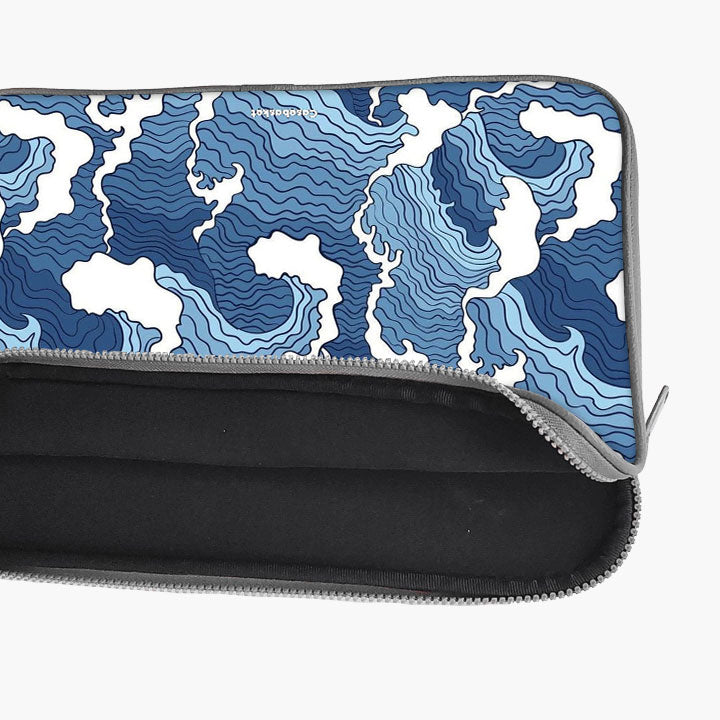 Wave Whispers Print Laptop Sleeve