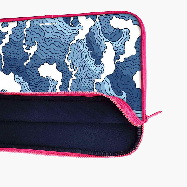 Wave Whispers Print Laptop Sleeve